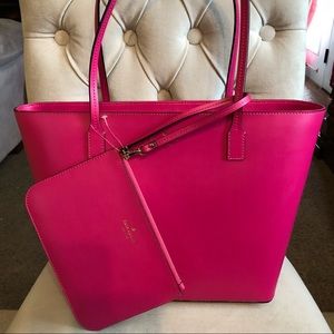 New Kate Spade Harmony Leather shoulder Handbag
